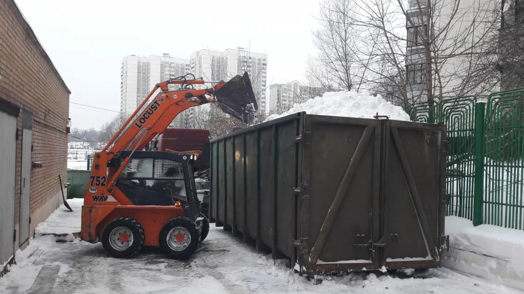 Вывоз снега контейнерами в Ижевске — цена от 3324 руб., заказать контейнер для снега в ПроМусор
